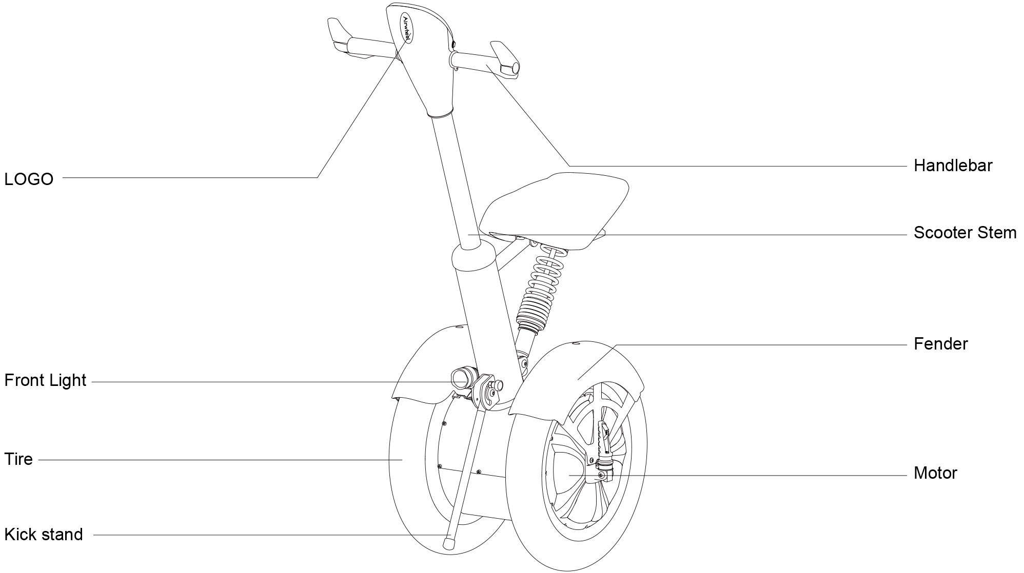 Airwheel A3  self-balancing scooter