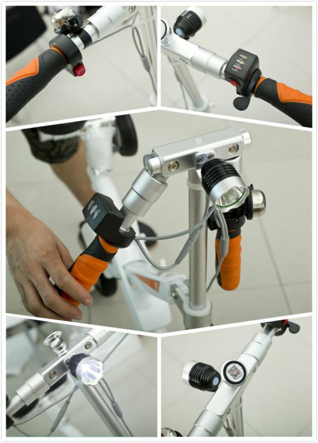 smart electric folding bike