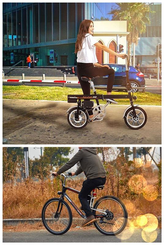 Airwheel assist electric bikes