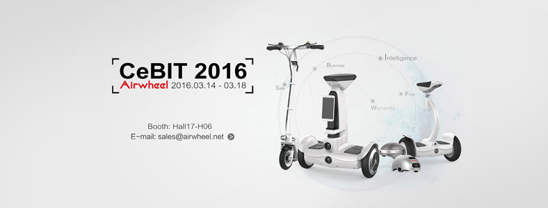 Airwheel in CeBIT 2016, electric hoverboards